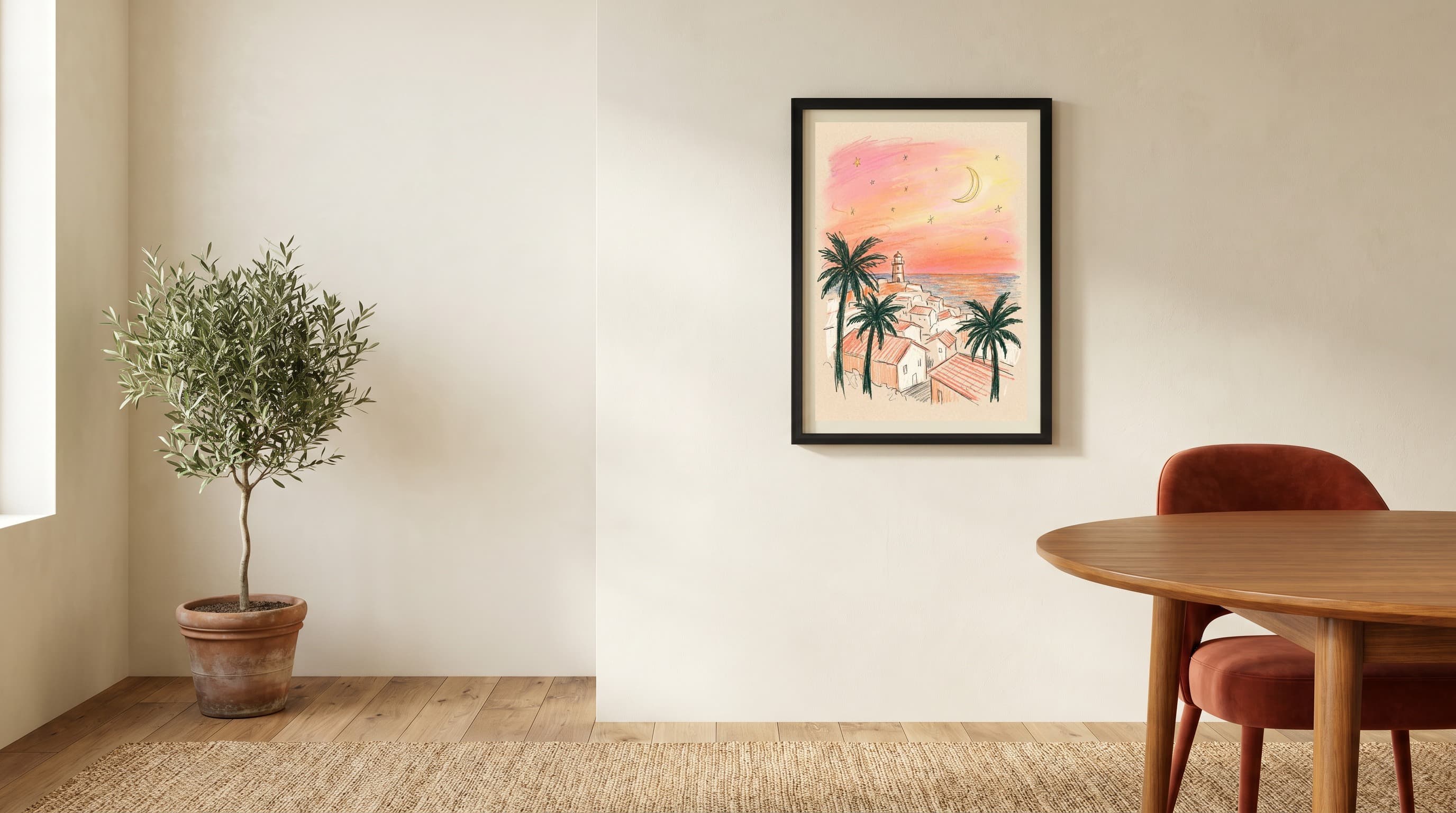 Coastal Sunset — in situ