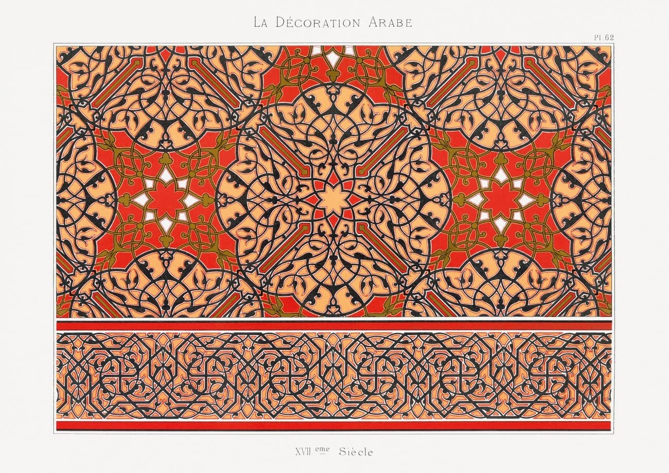 Intricate Arabesque Harmony