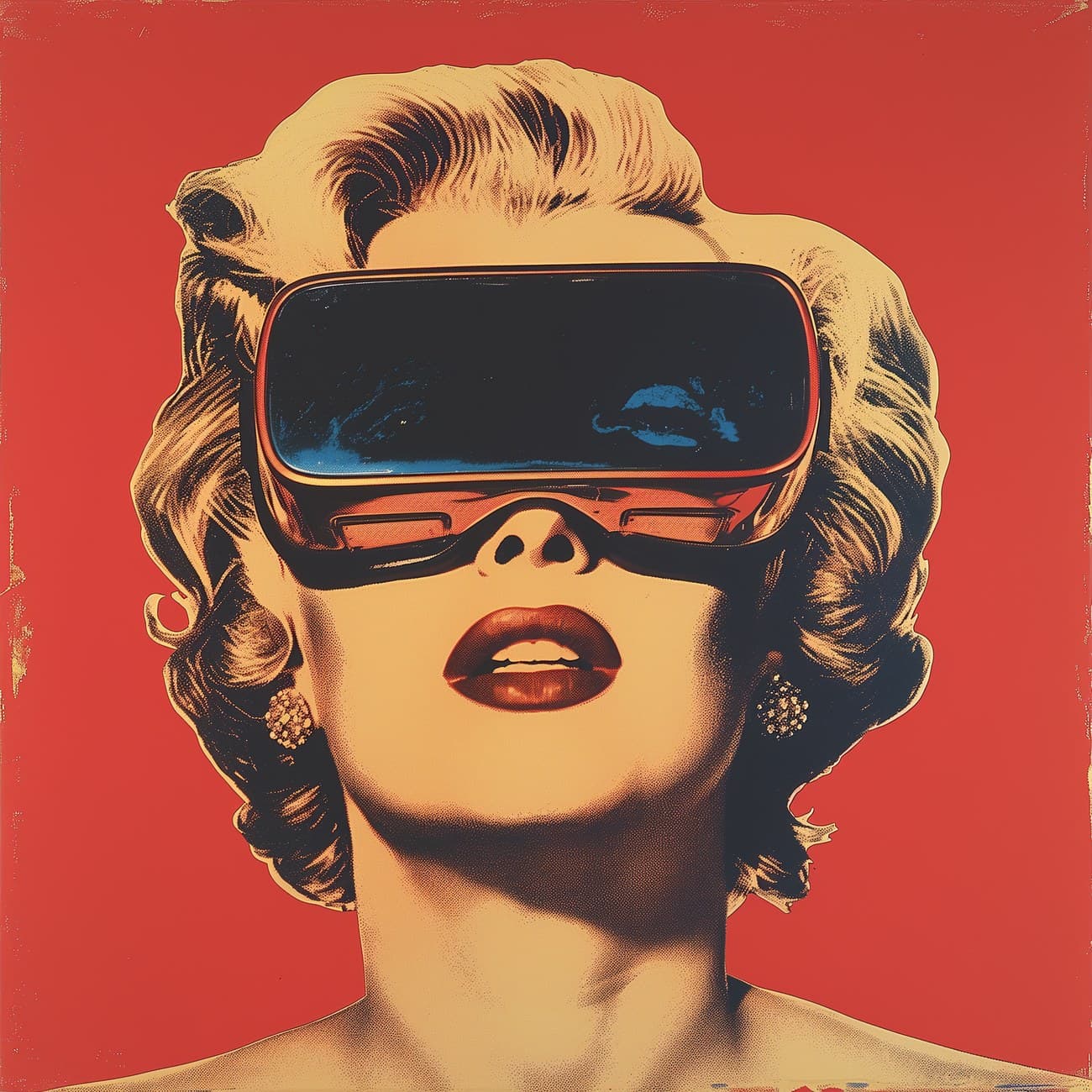 Marilyn Monroe VR Goggles Pop Art
