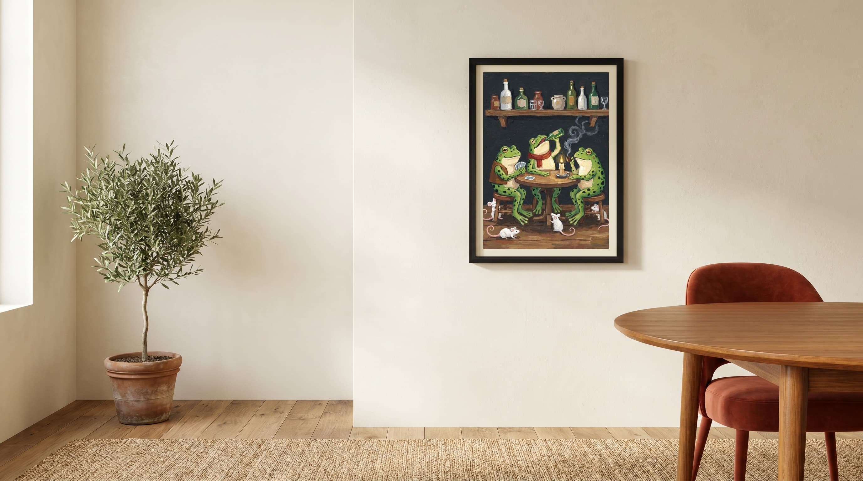 The Frog Tavern — in situ