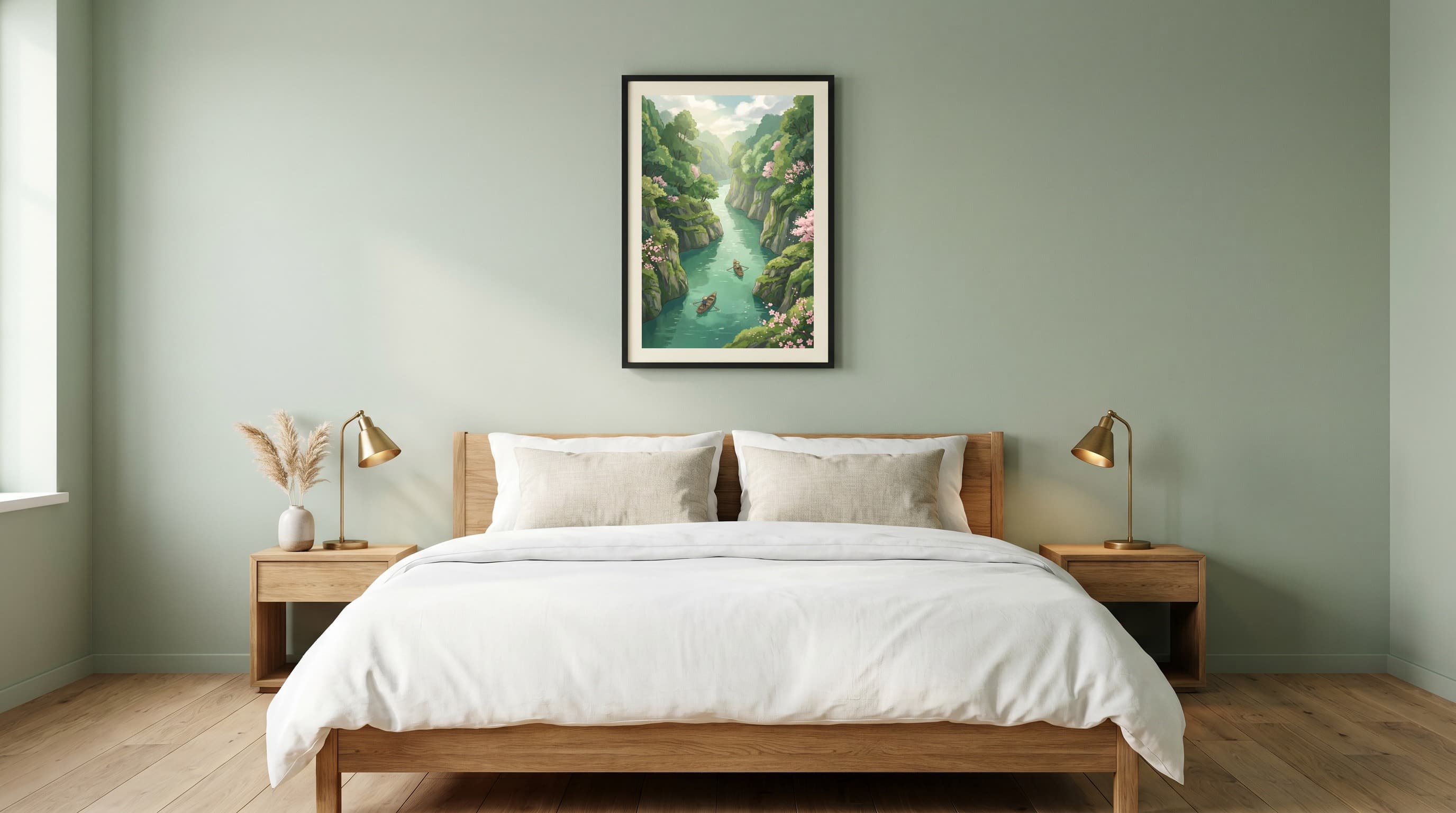 The Green Gorge — in situ