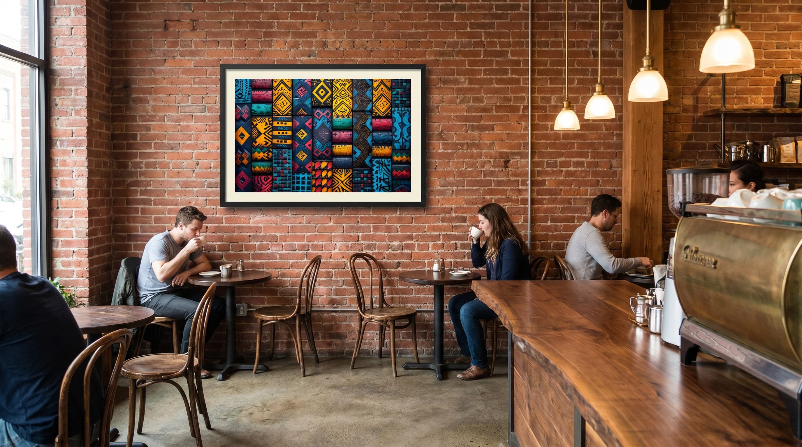 Tribal Geometry in dining